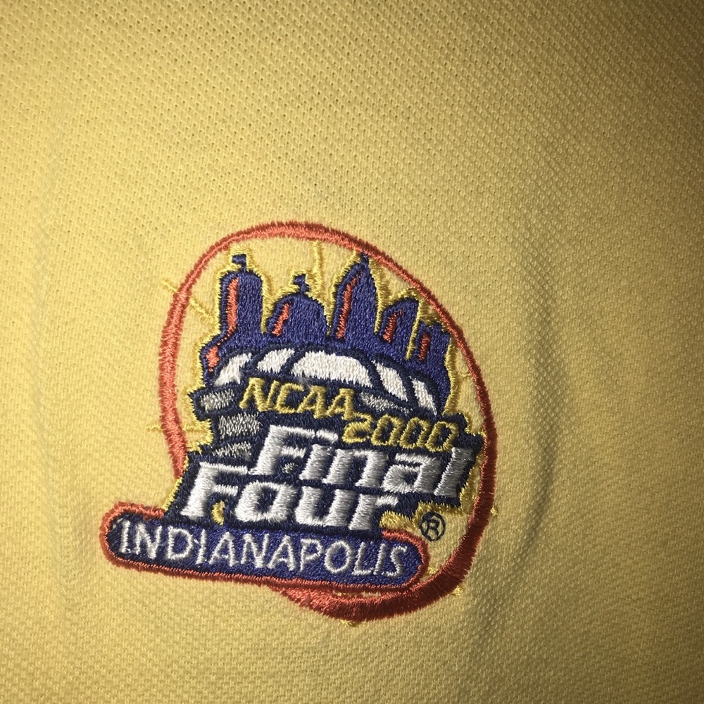 Vintage 2001 final four polo shirt